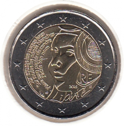 2 Euro Frankreich 2015