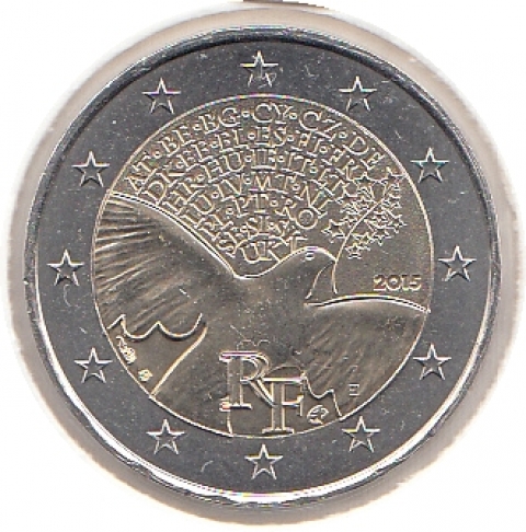 2 Euro Frankreich 2015