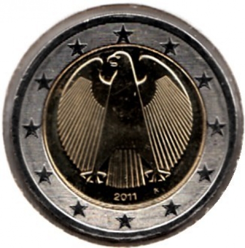 2 Euro Kursmünze BRD 2011 A