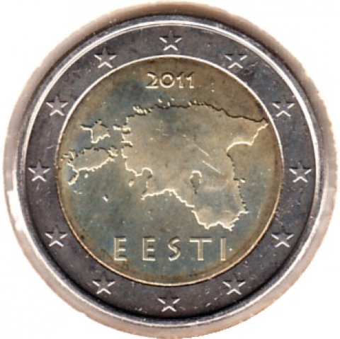 2 Euro Kursmünze Estland 2011