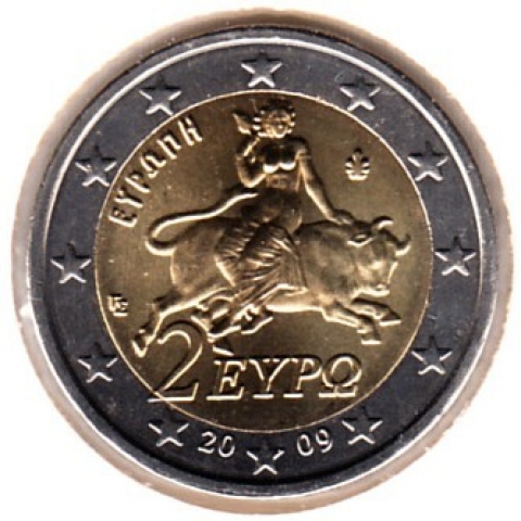 2 Euro Kursmünze Griechenland 2009