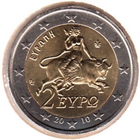 2 Euro Kursmünze Griechenland 2010