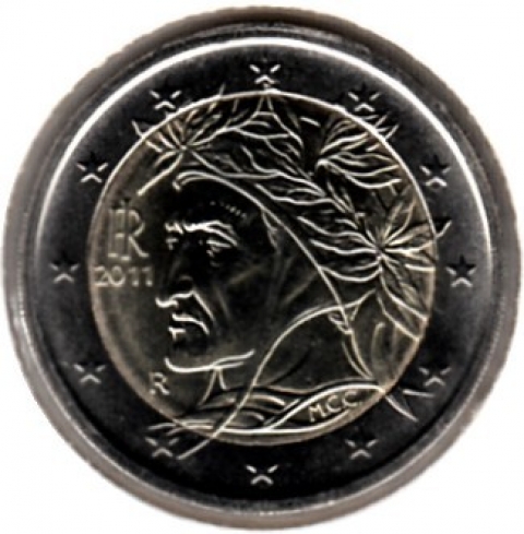 2 Euro Kursmünze Italien 2011