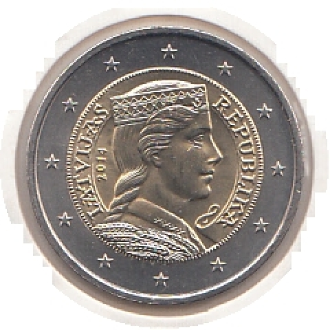 2 Euro Kursmünze Lettland 2014
