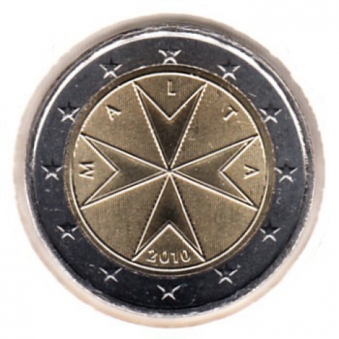 2 Euro Kursmünze Malta 2010