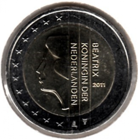 2 Euro Kursmünze Niederlande 2011