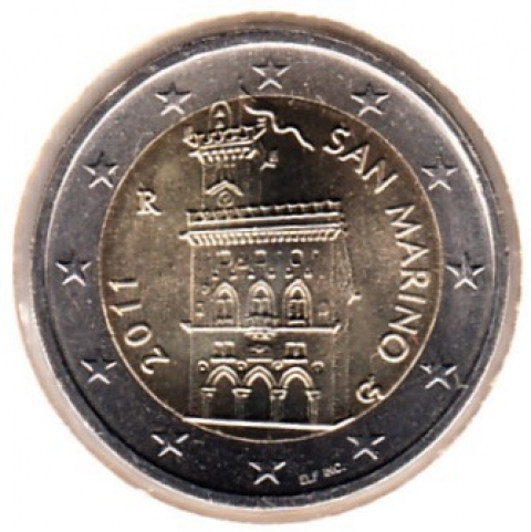 2 Euro Kursmünze San Marino 2011
