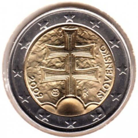 2 Euro Kursmünze Slowakei 2009