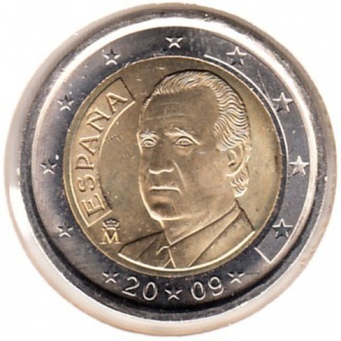 2 Euro Kursmünze Spanien 2009
