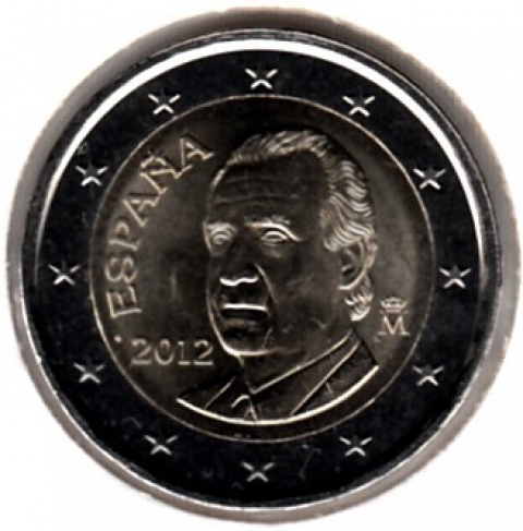 2 Euro Kursmünze Spanien 2012