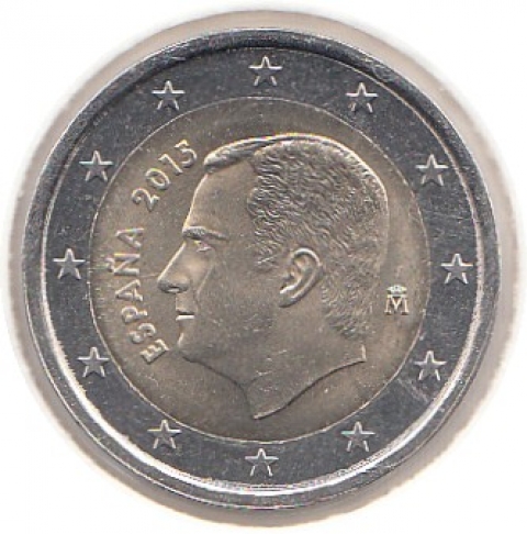 2 Euro Kursmünze Spanien 2015
