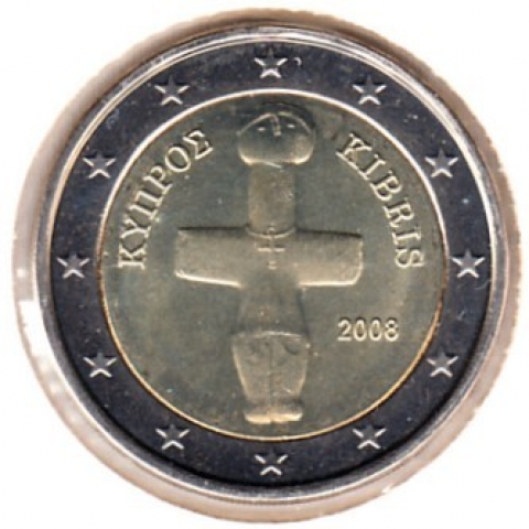 2 Euro Kursmünze Zypern 2008