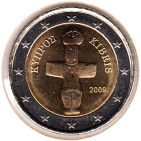 2 Euro Kursmünze Zypern 2009