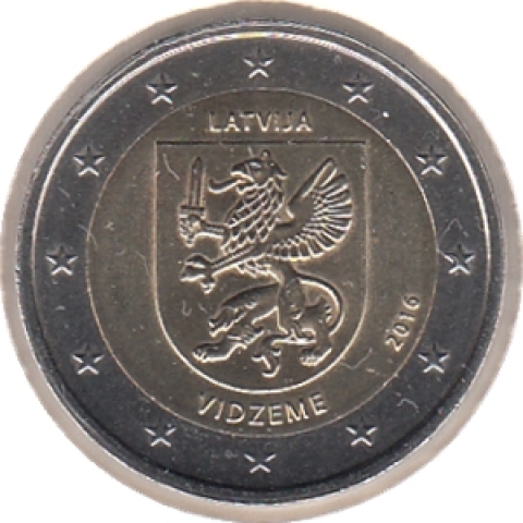 2 Euro Lettland 2016