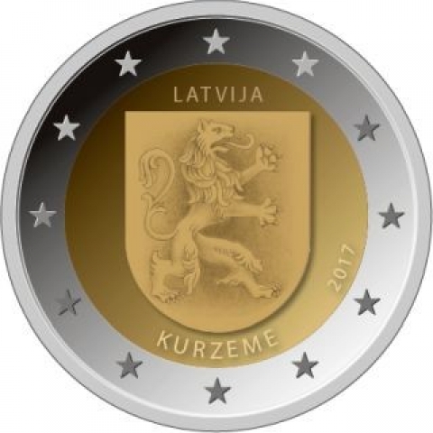 2 Euro Lettland 2017