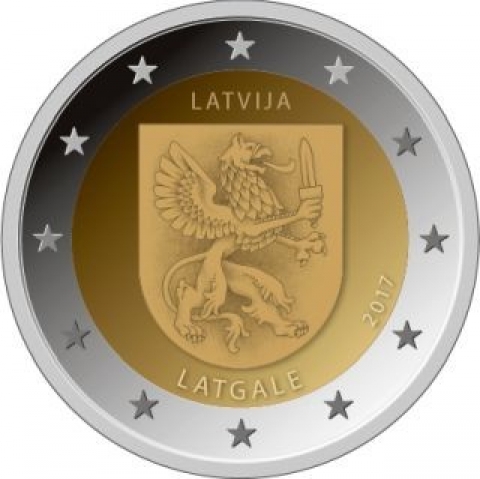2 Euro Lettland 2017