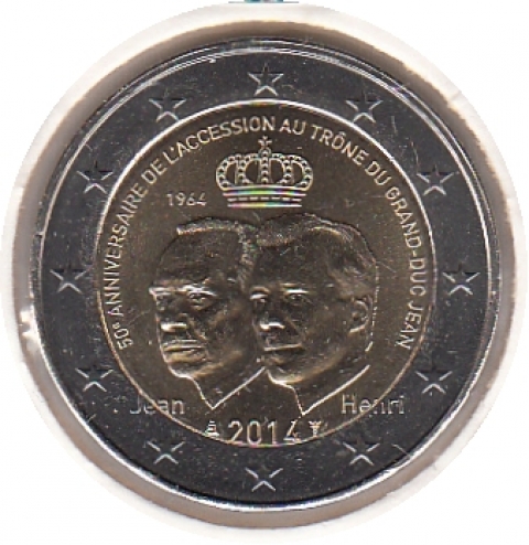 2 Euro Luxemburg 2014