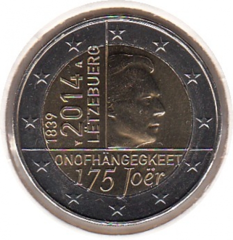 2 Euro Luxemburg 2014