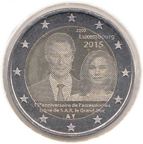 2 Euro Luxemburg 2015