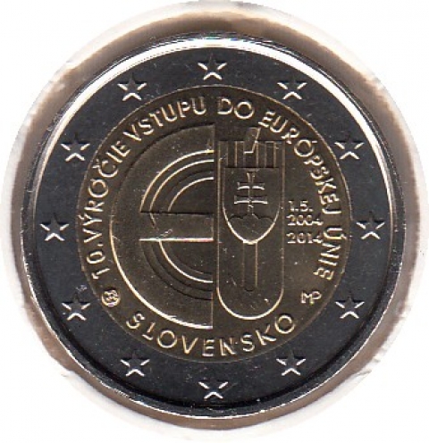 2 Euro Slowakei 2014