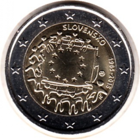 2 Euro Slowakei 2015
