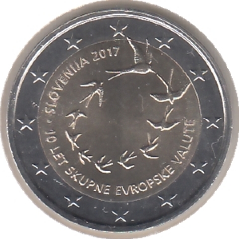 2 Euro Slowenien 2017