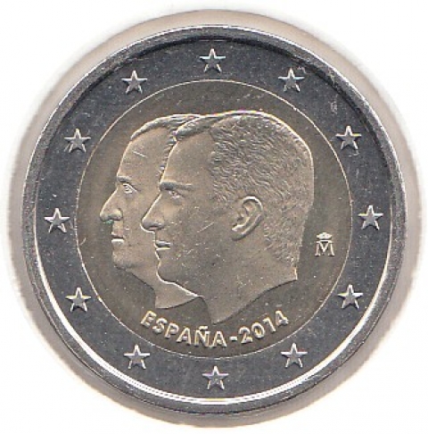 2 Euro Spanien 2014