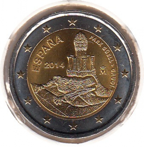 2 Euro Spanien 2014