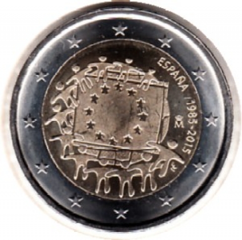 2 Euro Spanien 2015