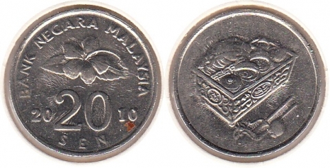 20 Sen Malaysia 2010