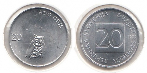20 Stotinov Slowenien 1993