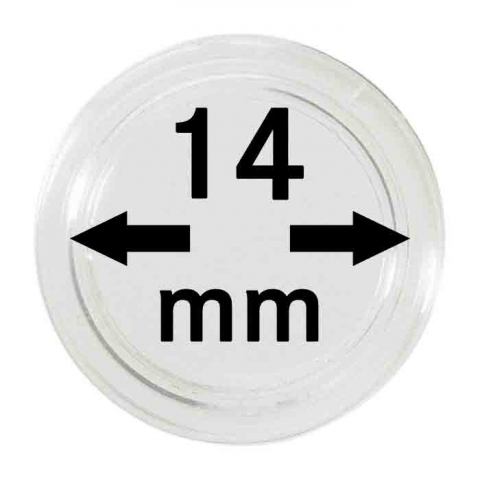 Lindner Münzenkapseln, 14 mm