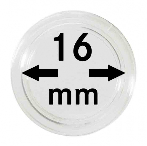 Lindner Münzenkapseln, 16 mm