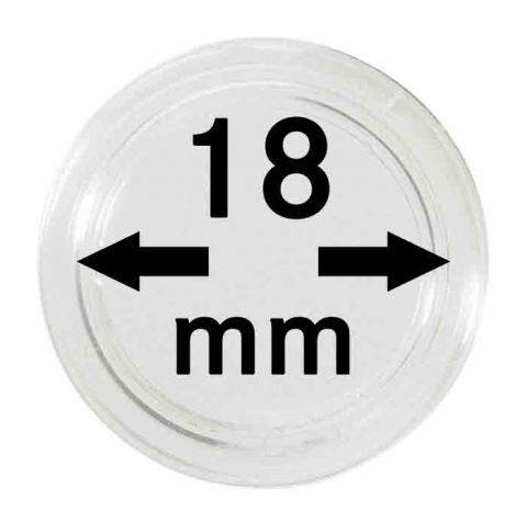 Lindner Münzenkapseln, 18 mm