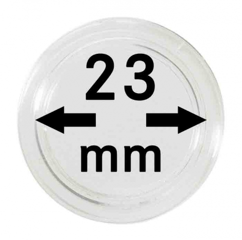 Lindner Münzenkapseln, 23 mm