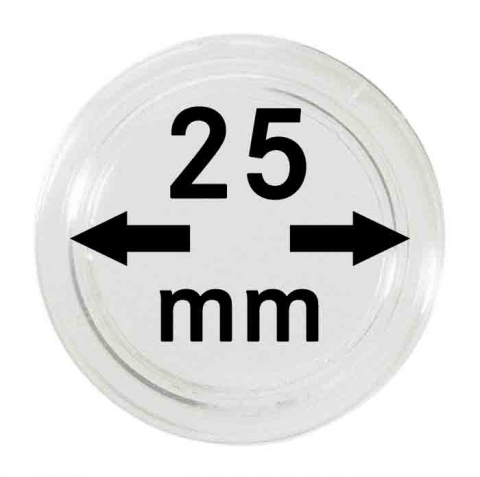 Lindner Münzenkapseln, 25 mm