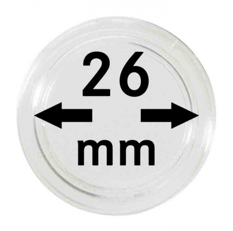 Lindner Münzenkapseln, 26 mm