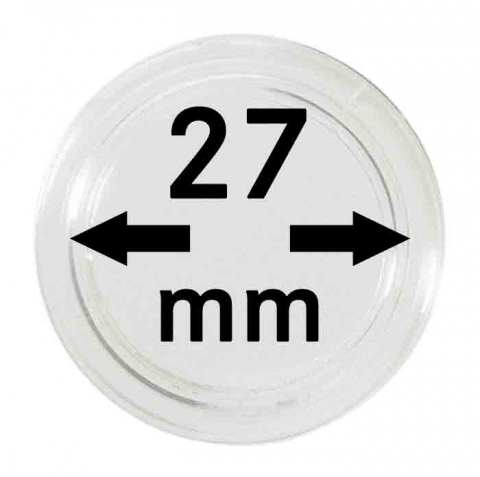 Lindner Münzenkapseln, 27 mm