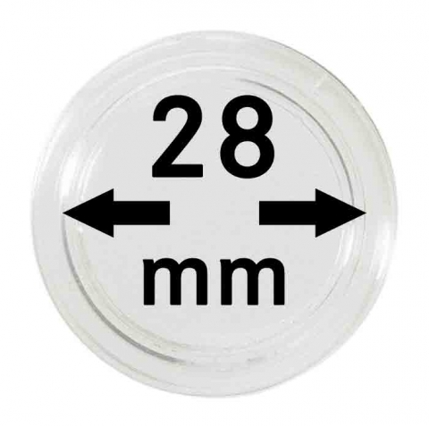 Lindner Münzenkapseln, 28 mm
