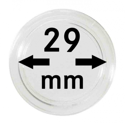 Lindner Münzenkapseln, 29 mm