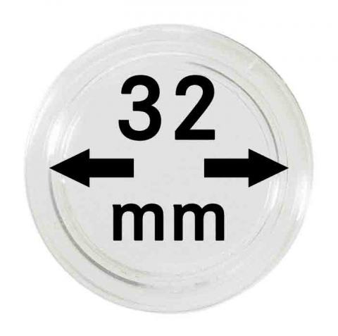 Lindner Münzenkapseln, 32 mm