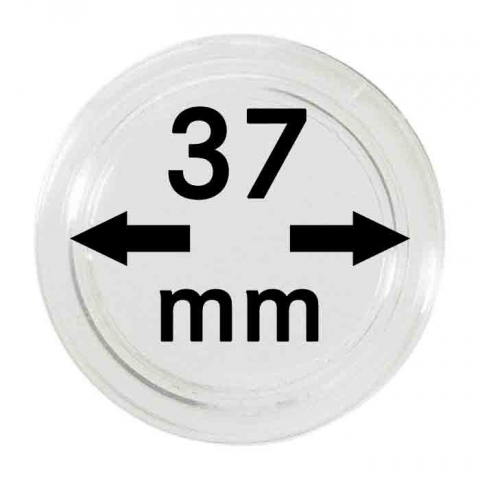 Lindner Münzenkapseln, 37 mm
