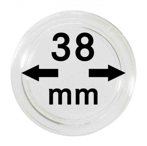 Lindner Münzenkapseln, 38 mm