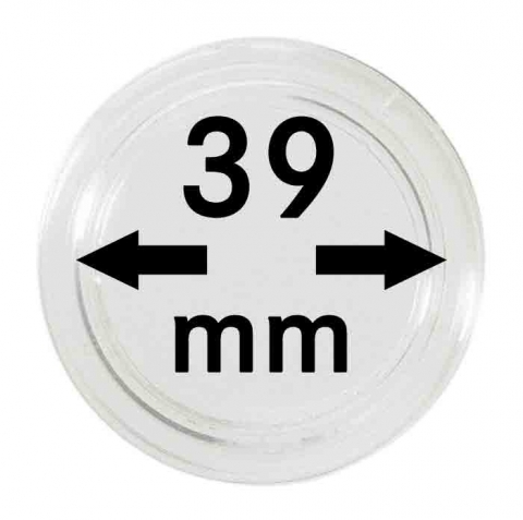 Lindner Münzenkapseln, 39 mm