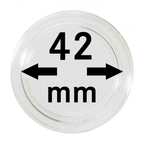 Lindner Münzenkapseln, 42 mm