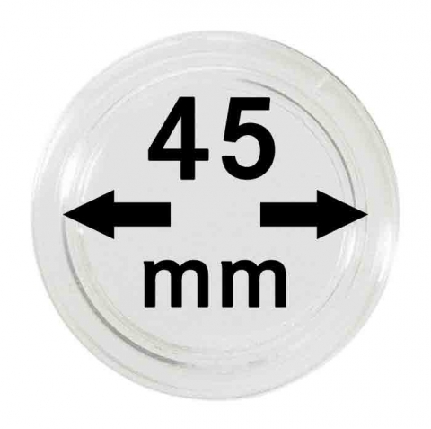 Lindner Münzenkapseln, 45 mm