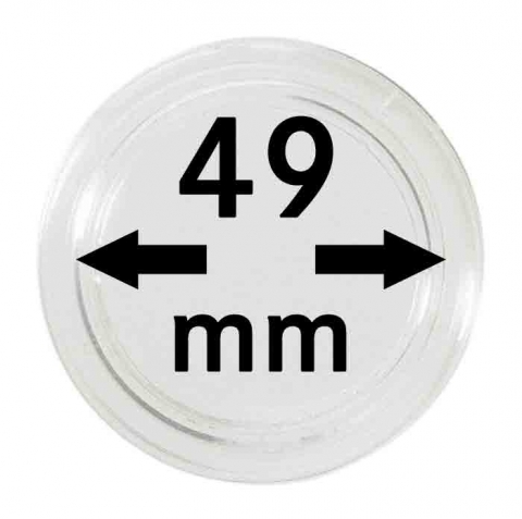 Lindner Münzenkapseln, 49 mm