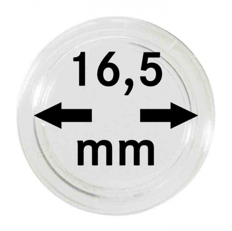 Lindner Münzenkapseln, 16,5 mm