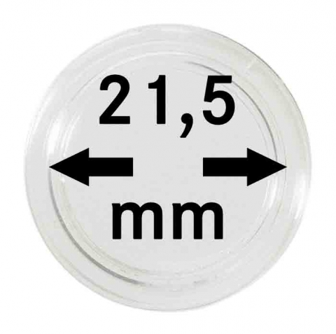 Lindner Münzenkapseln, 21,5 mm