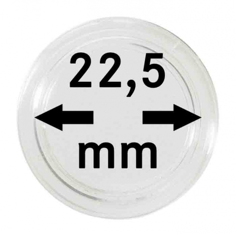Lindner Münzenkapseln, 22,5 mm